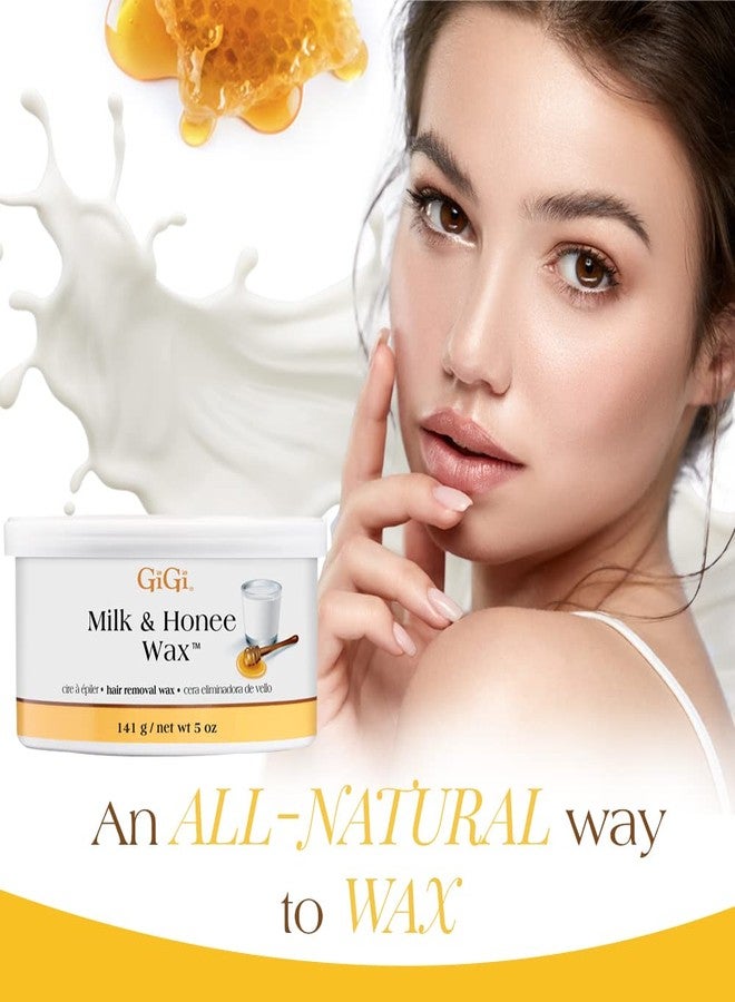 GiGi Honee Wax for Hair Removal, Mini Milk & Honey Wax - Effective Hair Removal Waxing for Smooth Skin, 5 oz - Image 3